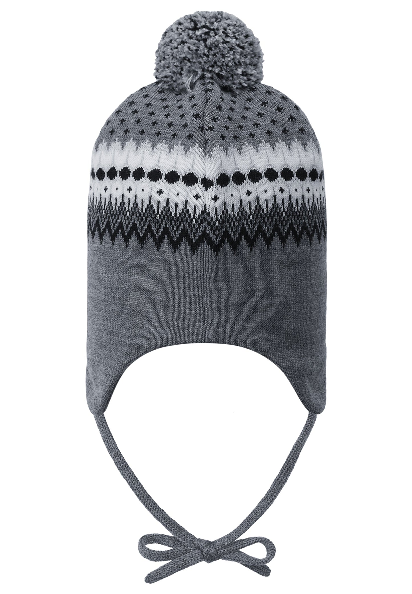 Reima Mütze mit Bändel AKTIONSFARBE<br>Kuurainen <br>Gr. 46, 48 <br>innen hautfreundliche Bio-Baumwolle<br> aussen warme, wasserabweisende Merino-Wolle<br> Windstopper-Membrane im Ohrbereich